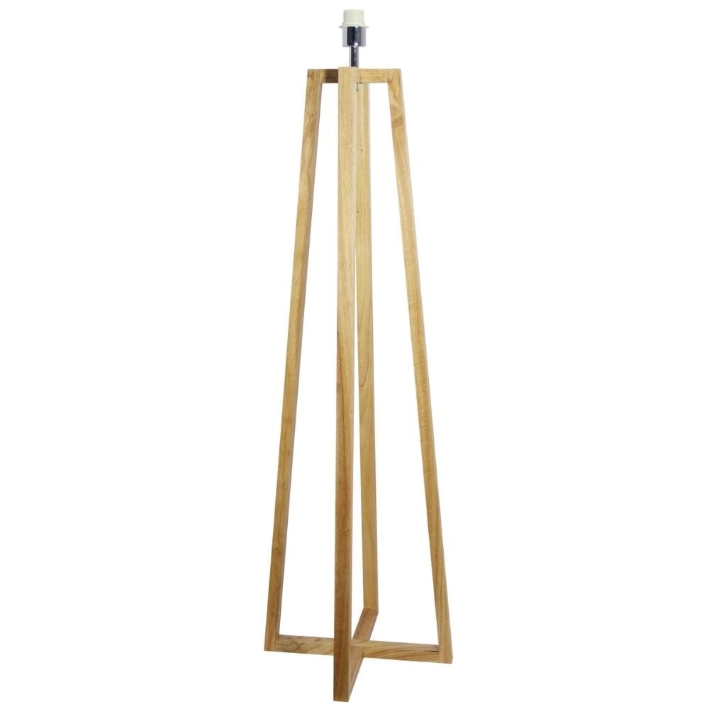 Oriel MALMO - Timber Floor Lamp Base Only-Oriel Lighting-Ozlighting.com.au