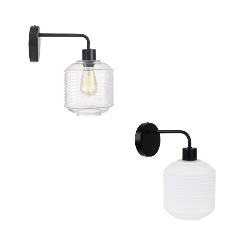 Glass sconce discount wall lights