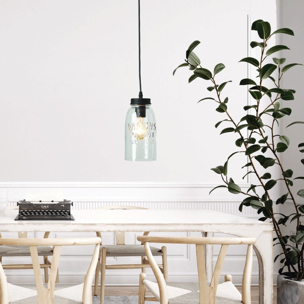 Oriel MASON - 1 Light Vintage Pendant Glass-Oriel Lighting-Ozlighting.com.au
