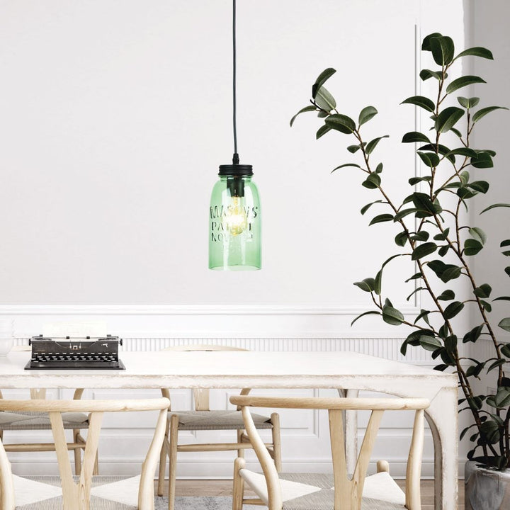 Oriel MASON - 1 Light Vintage Pendant Glass-Oriel Lighting-Ozlighting.com.au