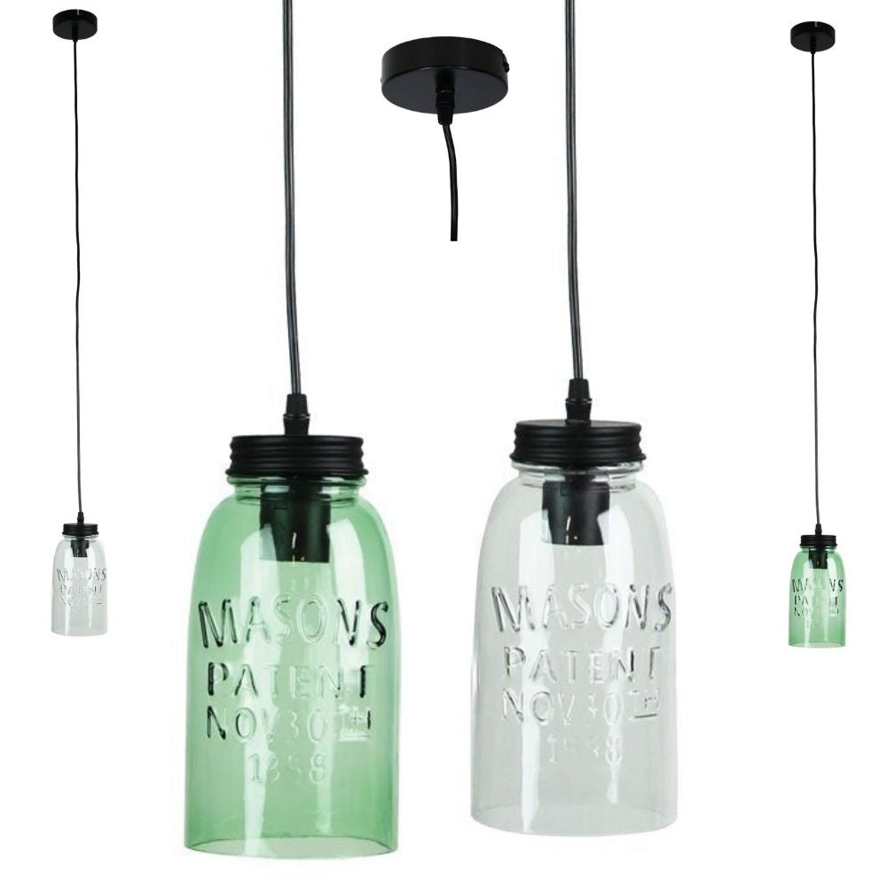 Oriel MASON Pendant - 1 Light Vintage, Glass-Oriel Lighting-Ozlighting.com.au