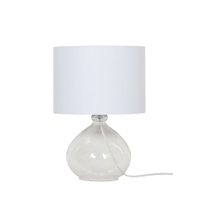 Oriel MELFI - Clear Glass Table Lamp-Oriel Lighting-Ozlighting.com.au