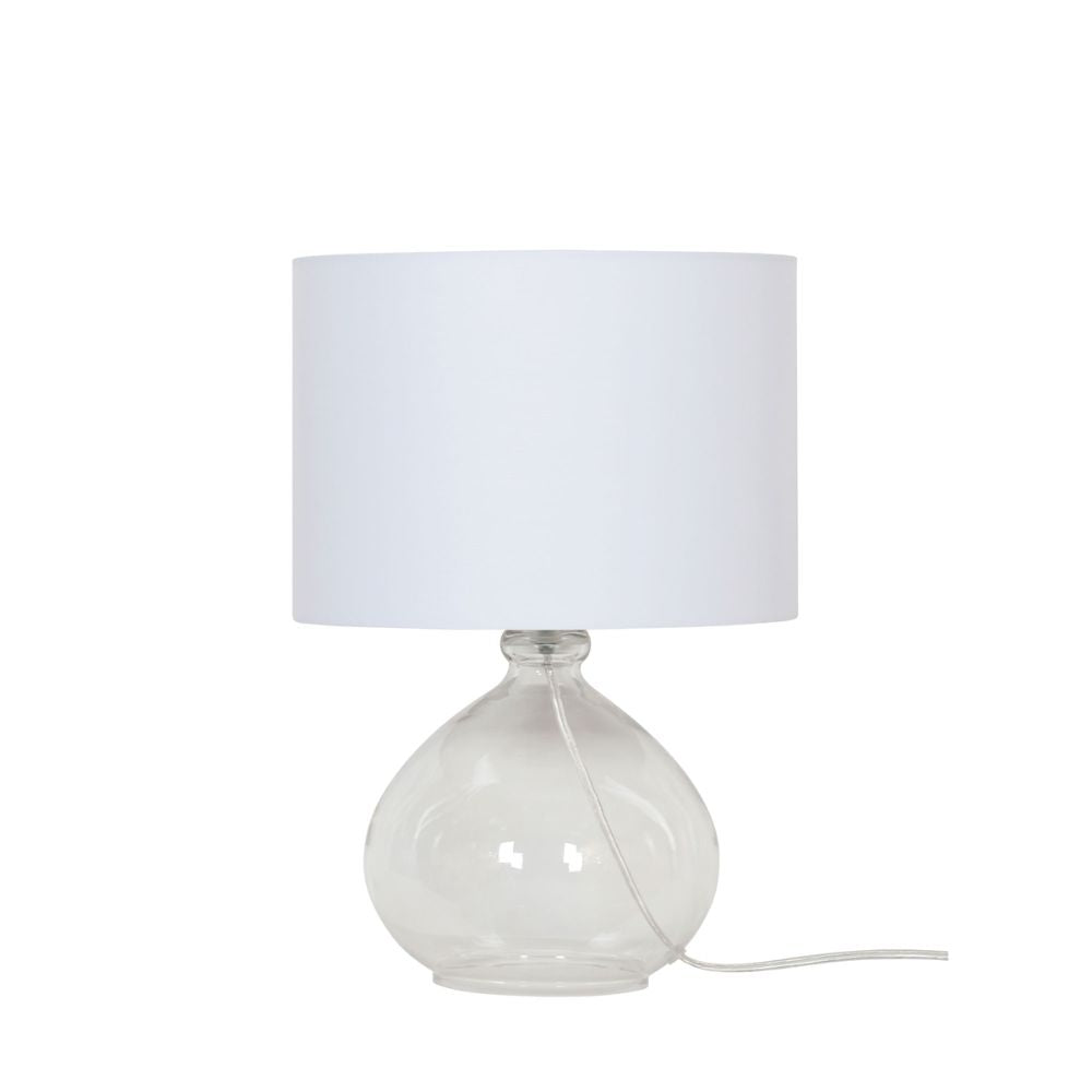 Oriel MELFI Table Lamp - Clear Glass-Oriel Lighting-Ozlighting.com.au