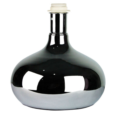 Oriel MILO - Glazed Chrome Table Lamp - BASE ONLY-Oriel Lighting-Ozlighting.com.au
