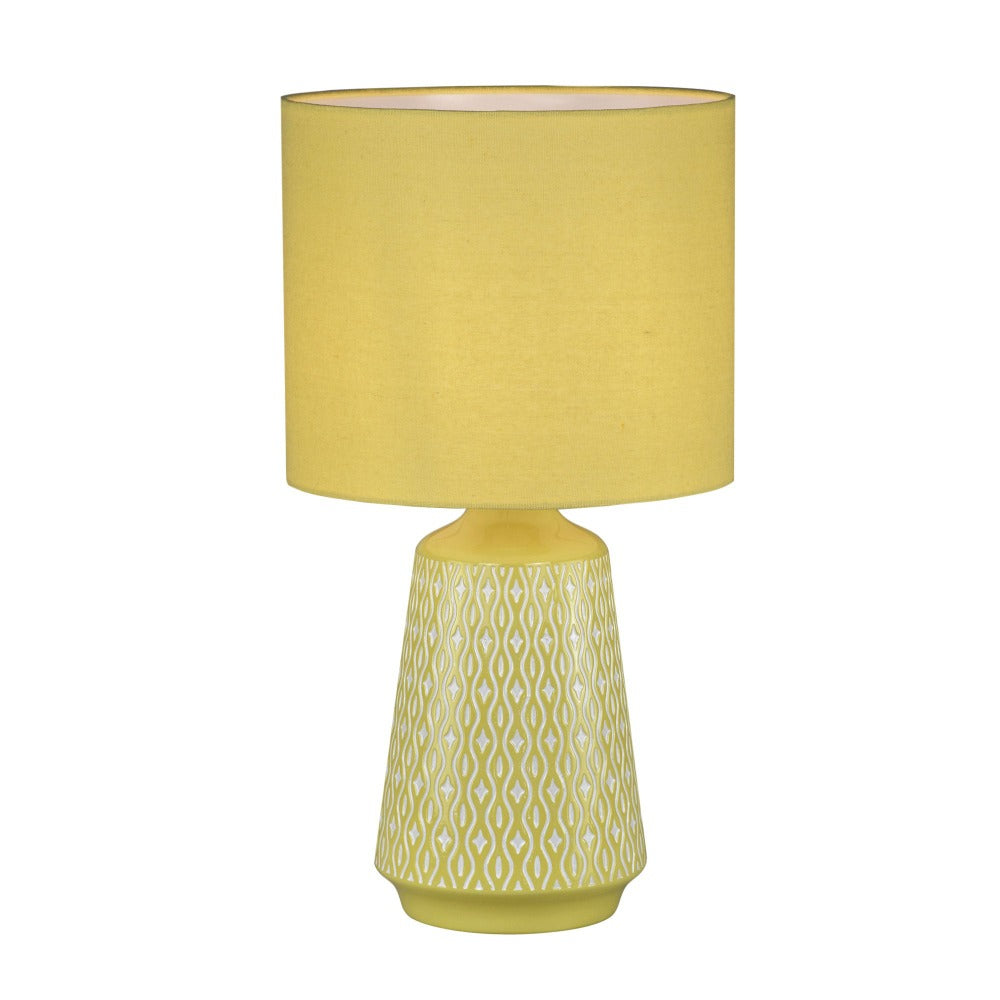 Oriel MOANA-TL - Ceramic Table Lamp Yellow-Oriel Lighting-Ozlighting.com.au