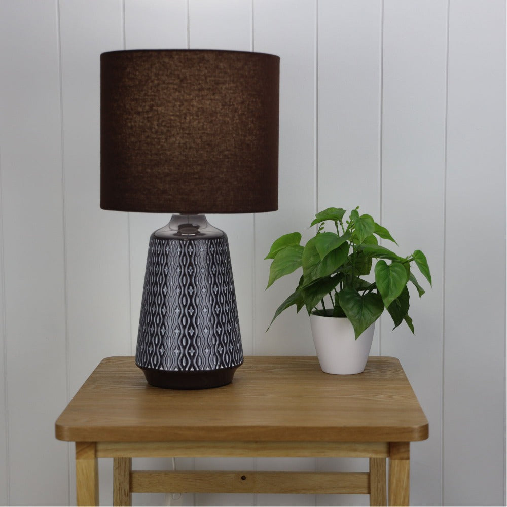 Oriel MOANA-TL Table Lamp - Ceramic-Oriel Lighting-Ozlighting.com.au