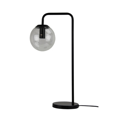 Oriel NEWTON - Contemporary Clear Glass Table Lamp-Oriel Lighting-Ozlighting.com.au
