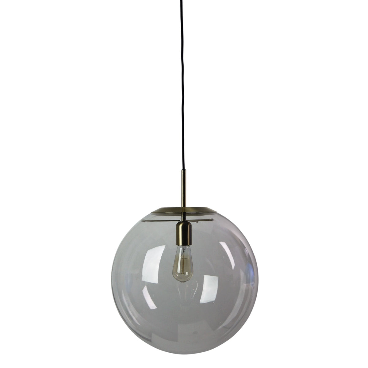 Oriel NEWTON Pendant - 250/300/400mm 1 Light Clear Glass-Oriel Lighting-Ozlighting.com.au