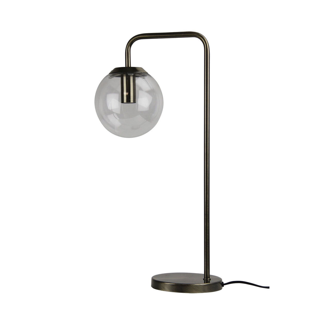 Oriel NEWTON Table Lamp - Contemporary Clear Glass-Oriel Lighting-Ozlighting.com.au