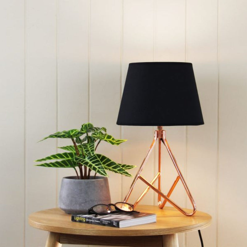 Oriel NOLITA - Retro Metal Table Lamp in Copper-Oriel Lighting-Ozlighting.com.au