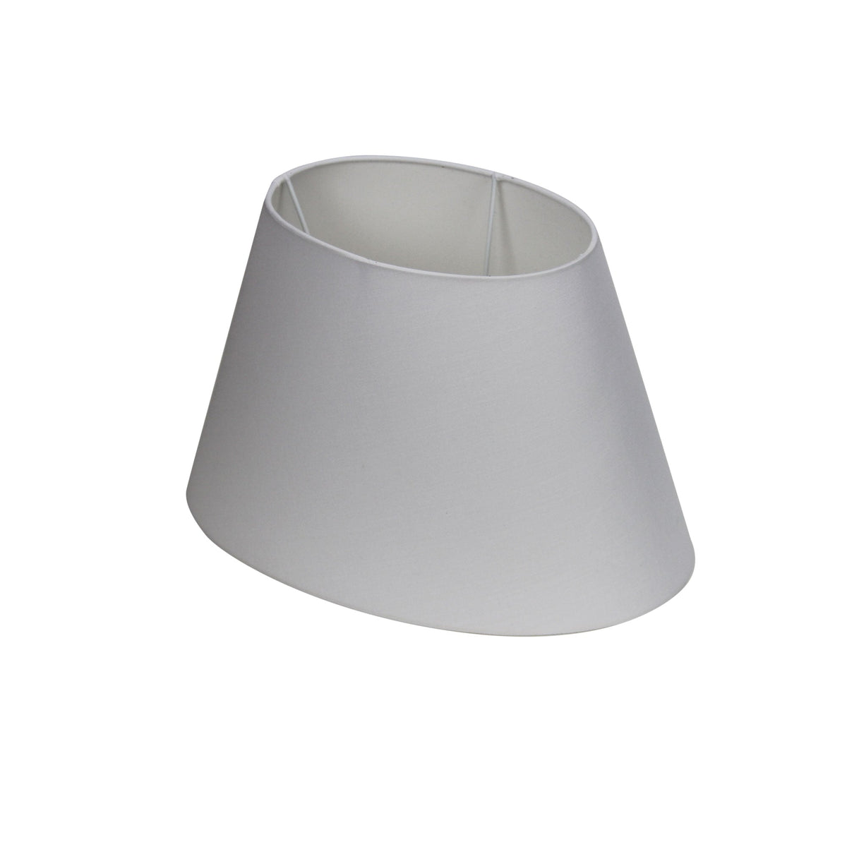 Oriel OVAL Lamp Shade - 31cm Tapered Oval Fabric, Black-Oriel Lighting-Ozlighting.com.au
