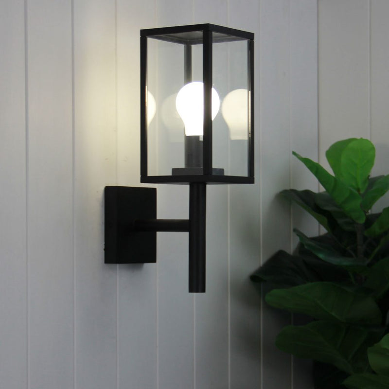 Oriel PANDORA - Modern Exterior 1 Light Wall Light IP54-Oriel Lighting-Ozlighting.com.au