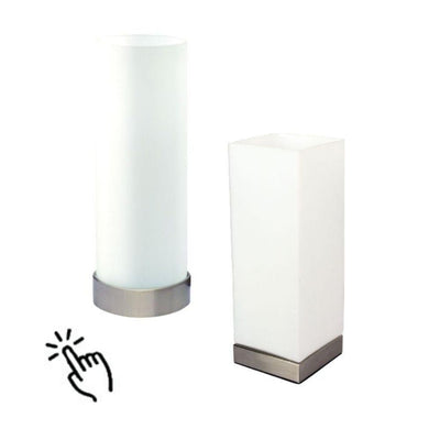 Oriel PEPE - Round/Square Touch Table Lamp-Oriel Lighting-Ozlighting.com.au