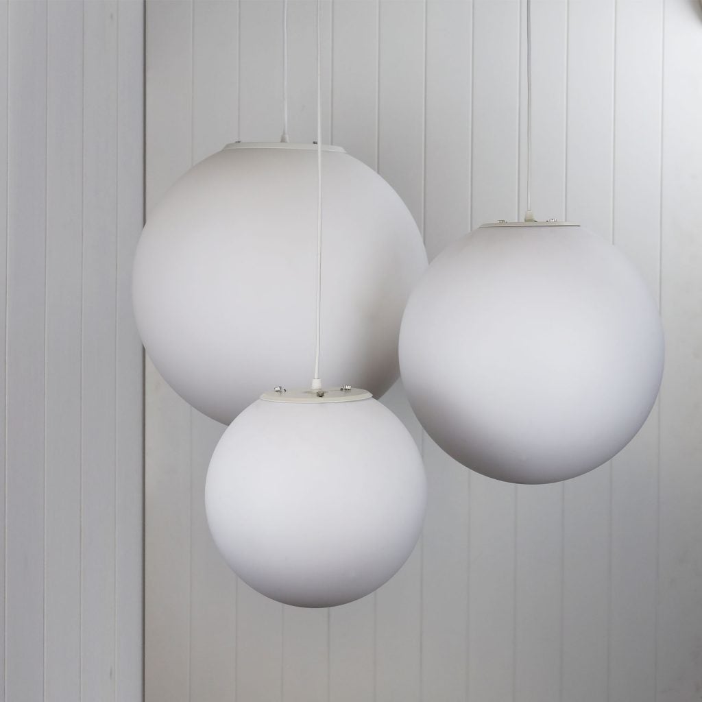 Oriel PHASE Acrylic Sphere Pendant - 200/300/400/500mm-Oriel Lighting-Ozlighting.com.au