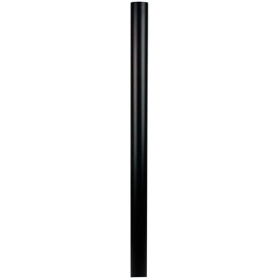 Oriel PLUMB-POST-2.4 - 2.4M x 60mm Aluminium Post Only Black-Oriel Lighting-Ozlighting.com.au