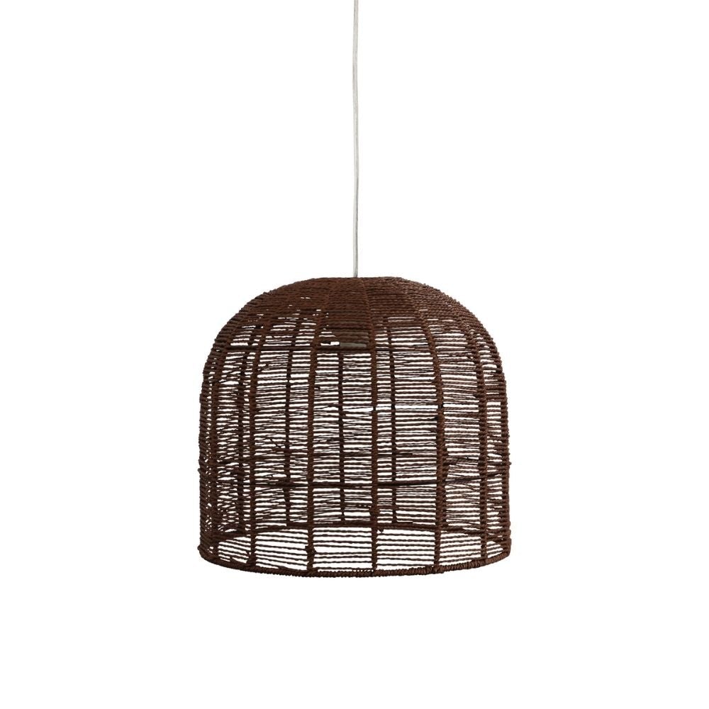 Oriel POPPA Hand-Woven Pendant Shade Only - SUSPENSION REQUIRED-Oriel Lighting-Ozlighting.com.au