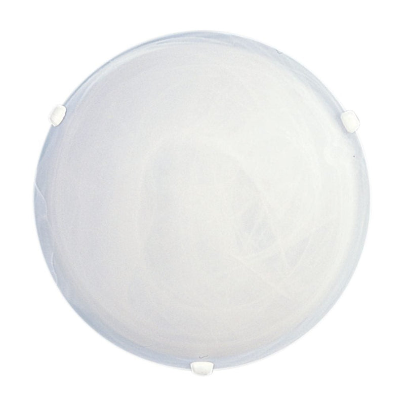 Oriel REMO-40 - 2 Light 40cm Alabaster Glass Oyster Ceiling Light-Oriel Lighting-Ozlighting.com.au