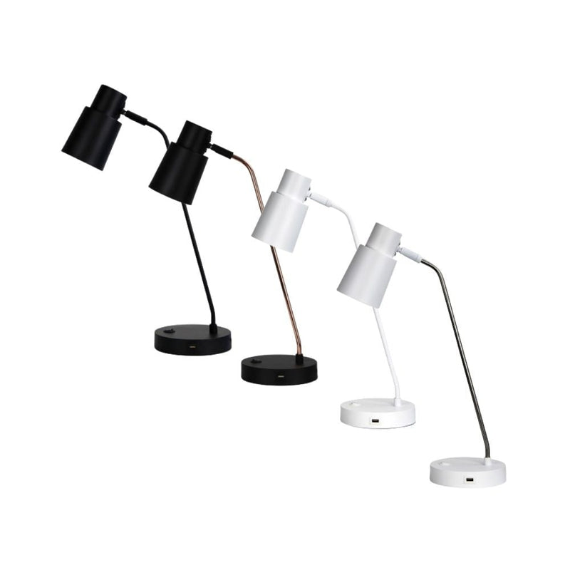 Oriel RIK - Desk And Table lamp with USB Socket-Oriel Lighting-Ozlighting.com.au