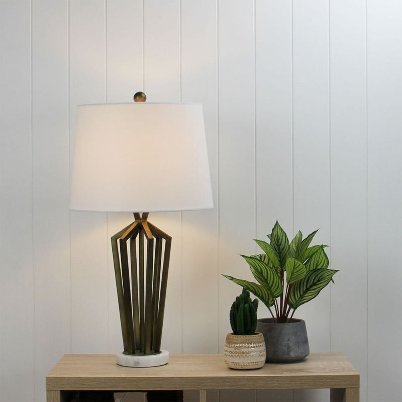 Oriel ROMSEY - Metal Table Lamp-Oriel Lighting-Ozlighting.com.au