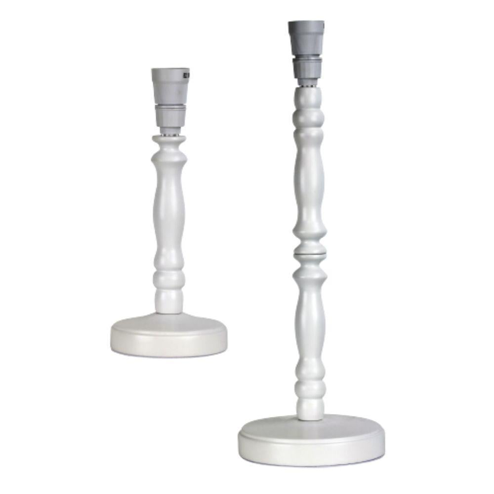 Oriel ROSALIE Table Lamp Base Only - Painted Timber-Oriel Lighting-Ozlighting.com.au