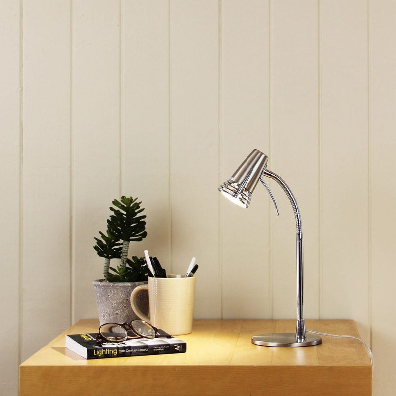 Oriel SCOOT - 7W LED Compact Task Desk And Table Lamp 4000K-Oriel Lighting-Ozlighting.com.au