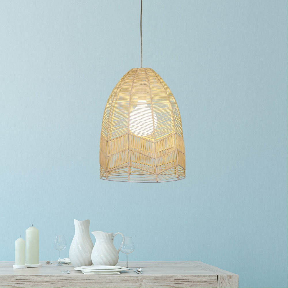 Oriel SERANG Pendant Shade Only - Rattan Cane-Oriel Lighting-Ozlighting.com.au