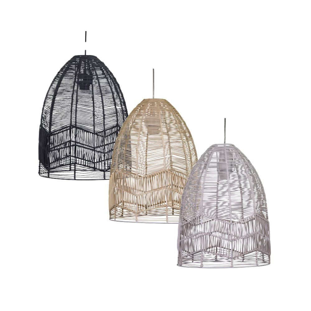 Oriel SERANG Pendant Shade Only - Rattan Cane-Oriel Lighting-Ozlighting.com.au
