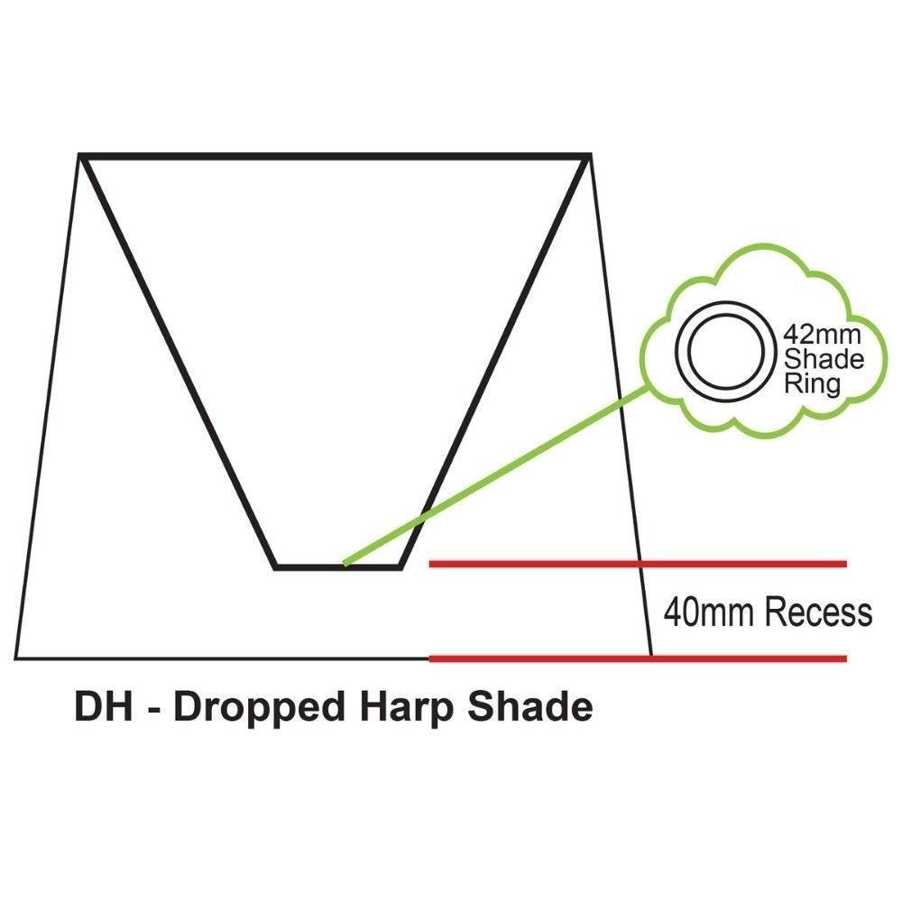 Oriel SHADE-38 - Medium Table Lamp Shade Only - TABLE LAMP BASE REQUIRED-Oriel Lighting-Ozlighting.com.au