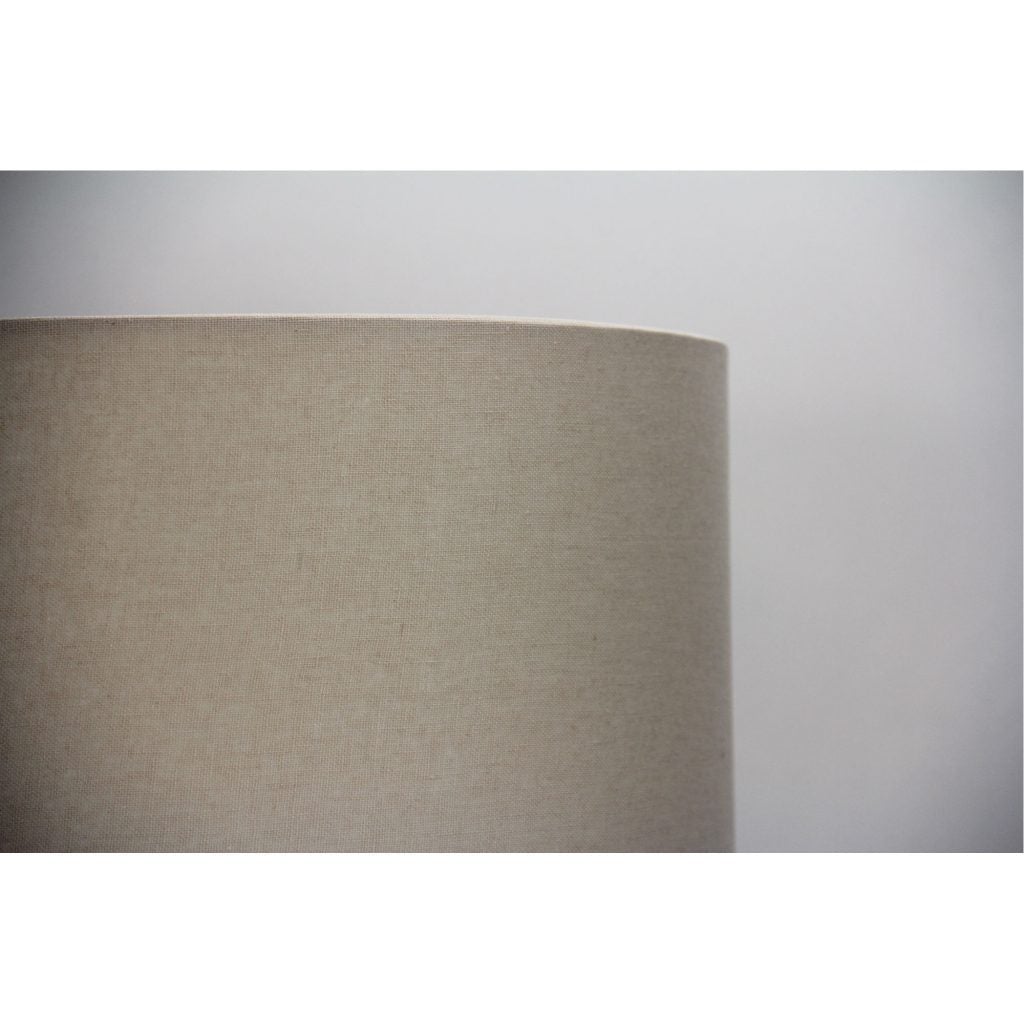 Oriel SHADE Drum Shade Only - Neutral Textured, TABLE LAMP BASE/SUSPENSION REQUIRED-Oriel Lighting-Ozlighting.com.au