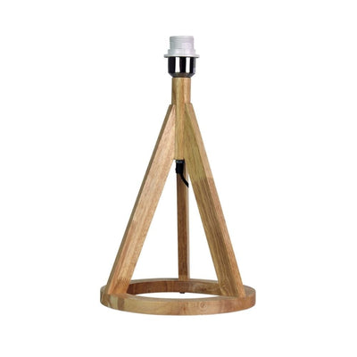 Oriel STABB - Timber Table Lamp Base Only-Oriel Lighting-Ozlighting.com.au