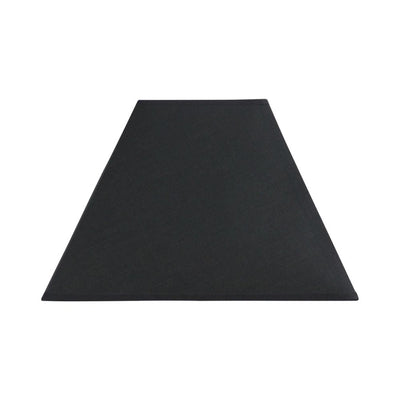 Oriel TAPER - 35cm Black Cotton Tapered Square Shade-Oriel Lighting-Ozlighting.com.au