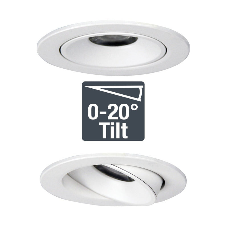 Oriel TITAN - 8W LED Tri-Colour Dimmable Tilt Adjustable Downlight-Oriel Lighting-Ozlighting.com.au