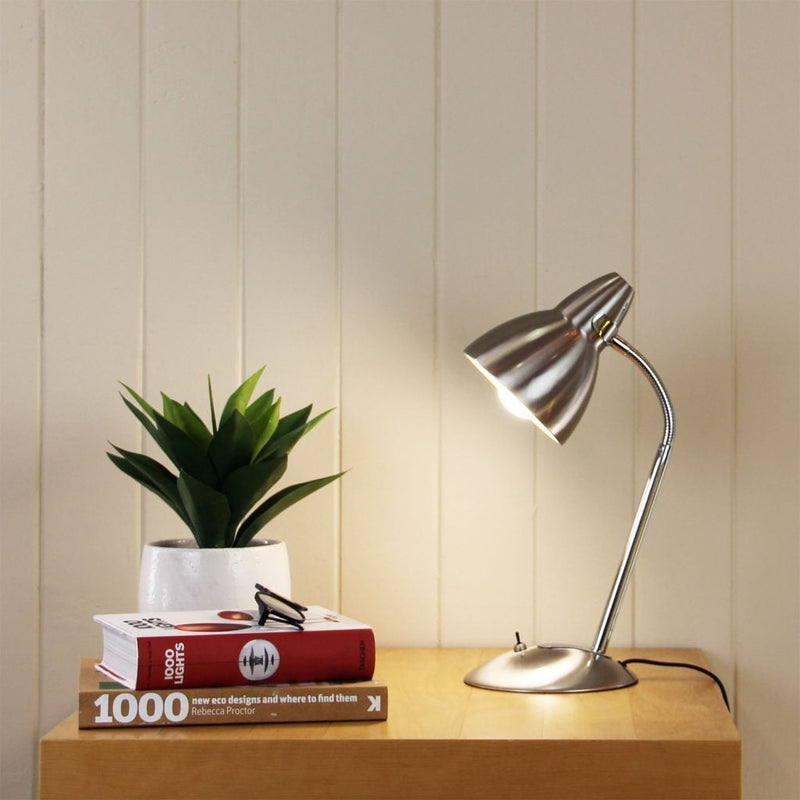 Oriel TRAX - Classic Gooseneck Metal Task Desk And Table Lamp-Oriel Lighting-Ozlighting.com.au