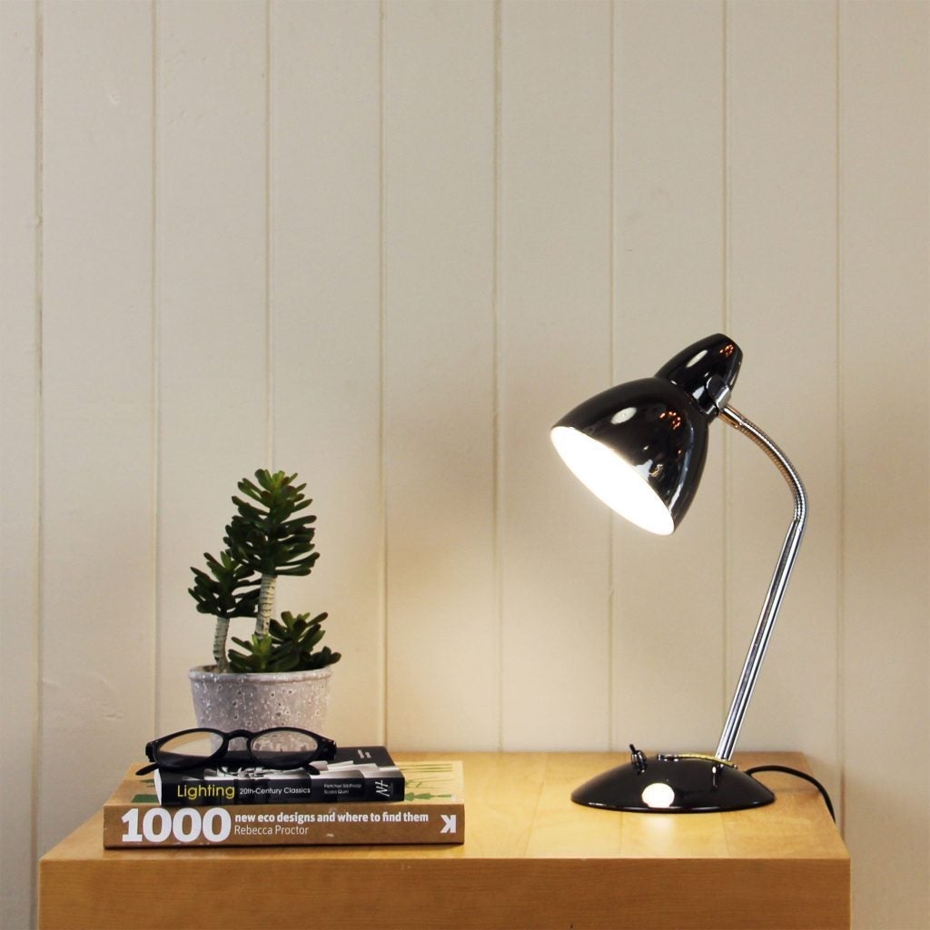 Oriel TRAX Desk & Table Lamp - Classic Gooseneck Metal Task-Oriel Lighting-Ozlighting.com.au
