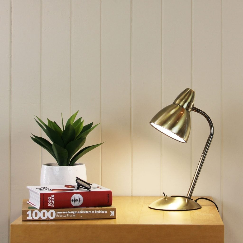 Oriel TRAX Desk & Table Lamp - Classic Gooseneck Metal Task-Oriel Lighting-Ozlighting.com.au