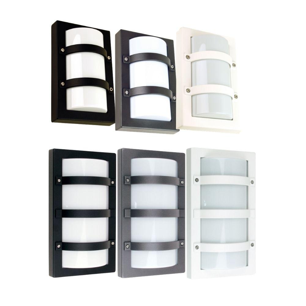 Oriel TRIO Outdoor Wall Light - Modern Premium Bulkhead Bunker, IP65-Oriel Lighting-Ozlighting.com.au