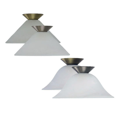 Oriel VAMP/PANA - DIY Batten Fix Holder Cover Alabaster Glass Ceiling Light Shade Only-Oriel Lighting-Ozlighting.com.au