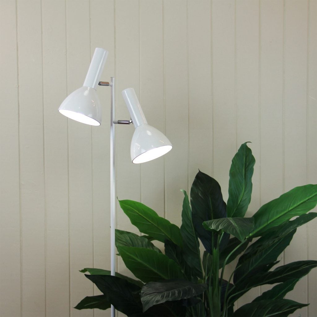 Oriel VESPA - Twin Head Floor Lamp-Oriel Lighting-Ozlighting.com.au