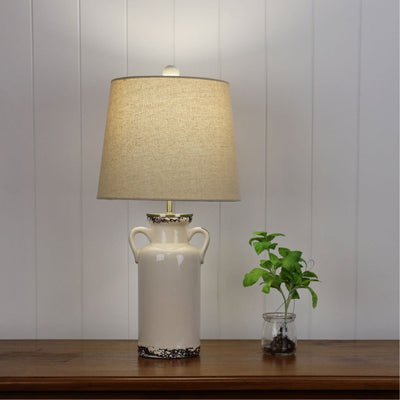Oriel WHITBY - Ceramic Table Lamp-Oriel Lighting-Ozlighting.com.au