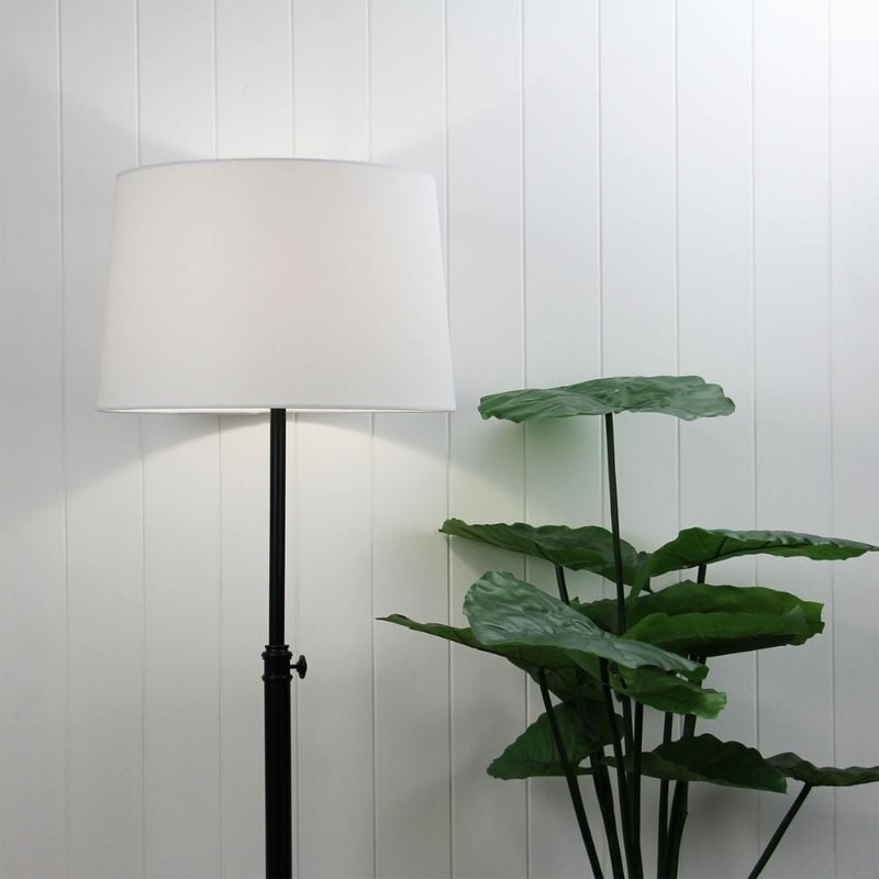 Oriel WINDSOR - Adjustable Height Metal Floor Lamp-Oriel Lighting-Ozlighting.com.au
