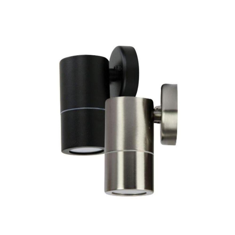 Oriel ZETA Outdoor LED Wall Light - Single Fixed Ready Down Only, IP44-Oriel Lighting-Ozlighting.com.au