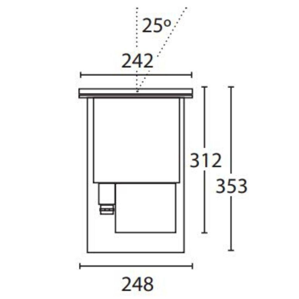 Seaside Lighting ALTONA/SORRENTO Adjustable LED Inground Light - 25W, 12V IP67 3000K - DRIVER REQUIRED-Seaside Lighting-Ozlighting.com.au
