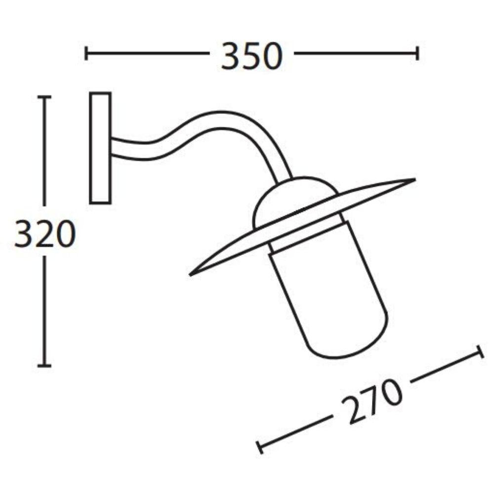 Seaside Lighting BELONGIL Outdoor Wall Light - Decorative, Copper-Seaside Lighting-Ozlighting.com.au