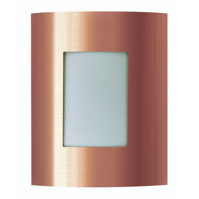 Seaside Lighting BRUNSWICK - Modern Exterior Flush Wall Light IP54 - Copper Fascia-Seaside Lighting-Ozlighting.com.au