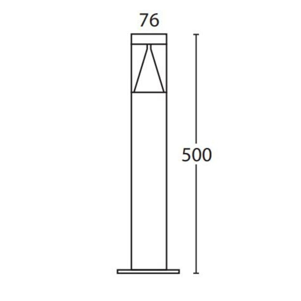 Seaside Lighting CRONULLA/MOLLYMOOK - 6W LED Bollard IP67 12V 3000K - DRIVER REQUIRED-Seaside Lighting-Ozlighting.com.au