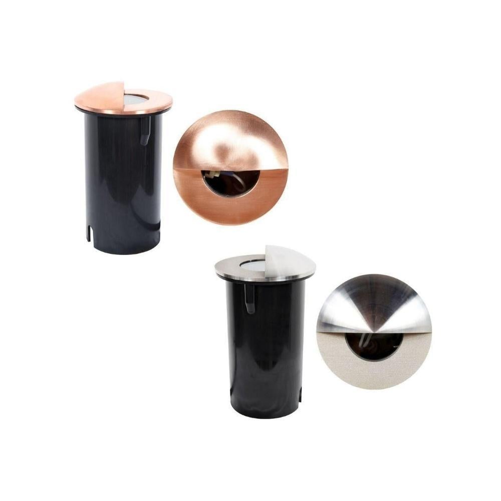 Seaside Lighting FLINDERS/HYAMS Recessed LED Step Light - Round Eyelid, IP65 12V - DRIVER REQUIRED-Seaside Lighting-Ozlighting.com.au