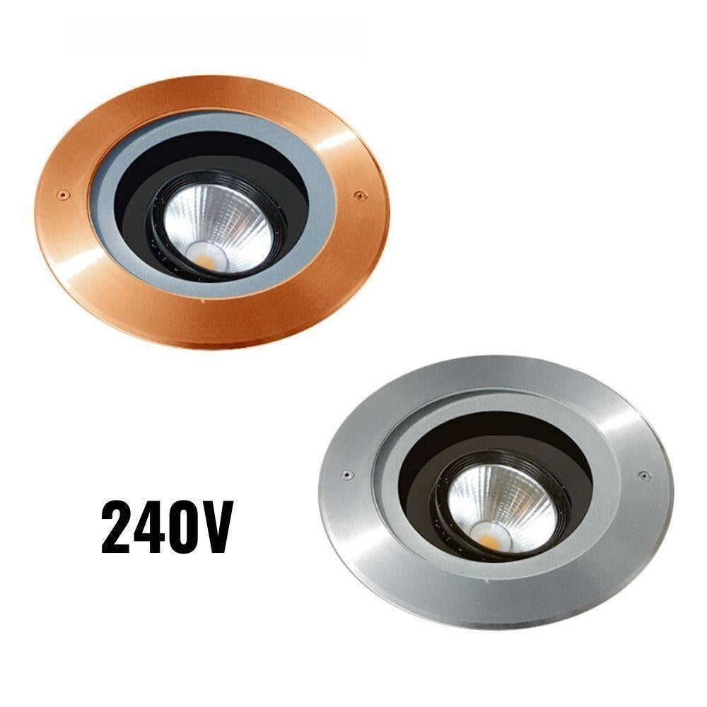 Seaside Lighting MANDALAY/ORPHEUS Adjustable LED Inground Light - 25W, IP67, 3000K-Seaside Lighting-Ozlighting.com.au