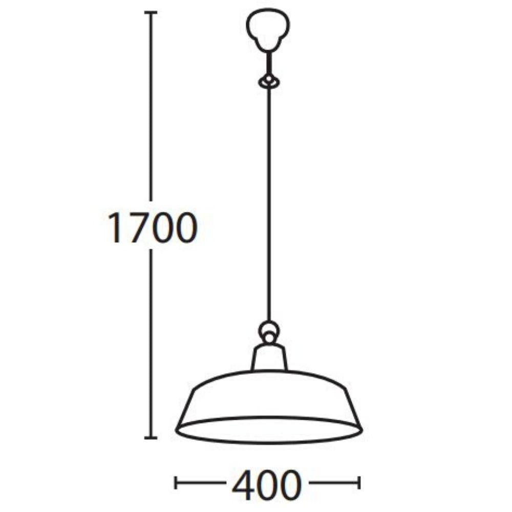 Seaside Lighting ST KILDA Outdoor Pendant Light - IP23 Copper-Seaside Lighting-Ozlighting.com.au