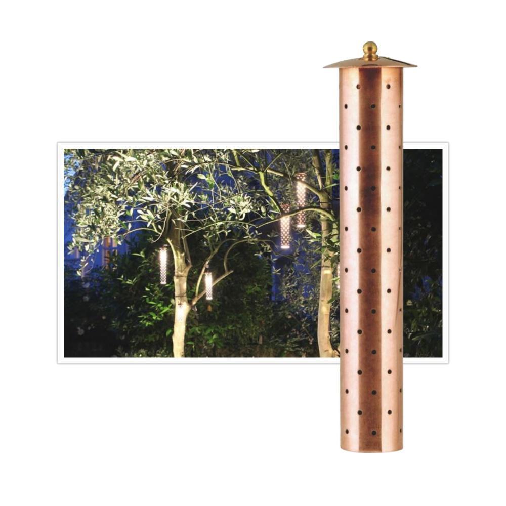 Seaside Lighting TAMARAMA Outdoor Tube MR11 Pendant Light - 12V DC, Copper - DRIVER REQUIRED-Seaside Lighting-Ozlighting.com.au