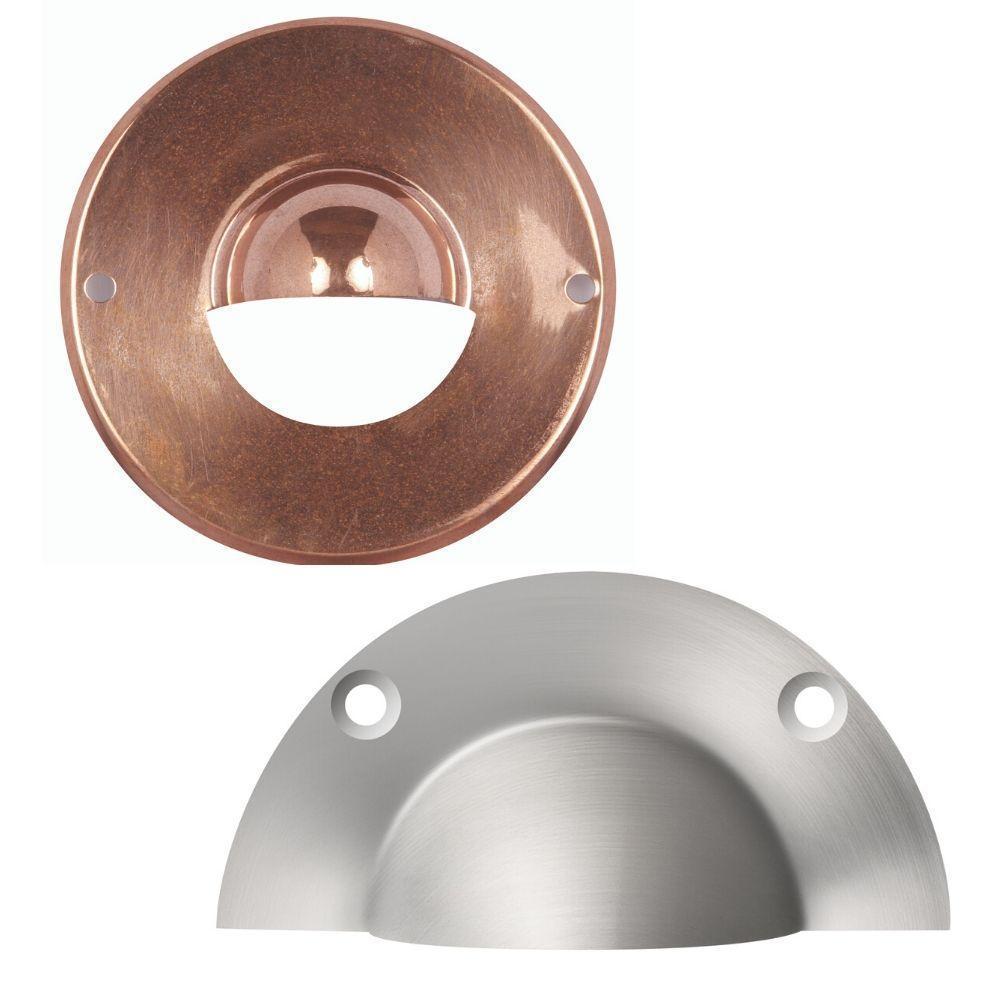 Seaside Lighting WANDA/CURL CURL Recessed LED Step Light - Round, Optional Hood - DRIVER REQUIRED-Seaside Lighting-Ozlighting.com.au